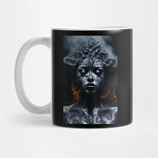 goddess on fire Mug